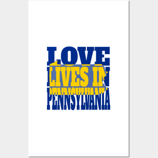 Love Lives in Pennsylvania Posters and Art